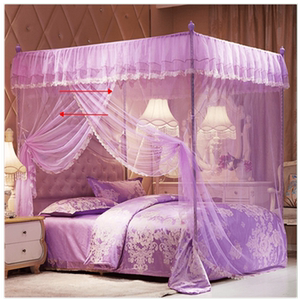 
Mosquito net household use 2025 new bedroom full cover type single bed bracket rod type thickened thick floor