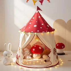 Small Tent Children's Indoor Girl Princess Playhouse Mushroom Yurt Baby Toy Castle Small House