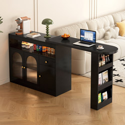 Retractable Bar Table, Island Table, Sideboard Integrated for Home Use, Living Room Partition, Small Apartment Balcony, Wall-Mounted Sofa Side Cabinet