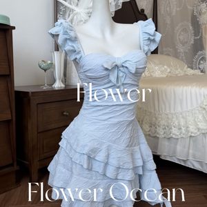 
[Pear-shaped Tiancai] Pure lust style one-piece slimming flesh-covering skirt style hot spring seaside resort swimsuit