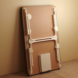 Foldable Bed Table, Computer Desk, Study Table, Small Desk Board, Dormitory Student Bed Table, Desk, Bed Table, Lazy Table, Children's Homework and Reading Table, Adjustable Height Lap Table, Picture Book Table