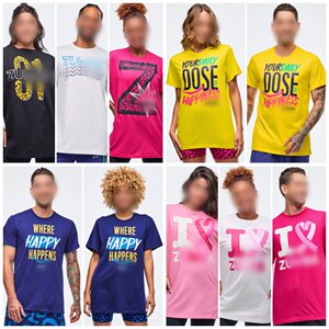 
ZW new spot fitness clothing sports dance casual clothing unisex pure cotton short-sleeved 300 301 314 315