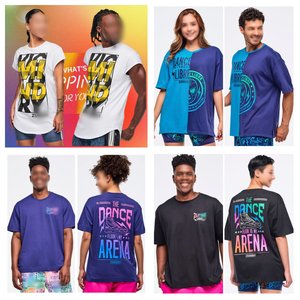 
ZW fitness wear sportswear dance short-sleeved casual wear tops short-sleeved high-end T-shirt 110 097 094 308