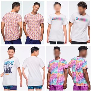 
ZW spot fitness clothes sports dance short-sleeved casual wear tops pure cotton short-sleeved 349 304 305 321