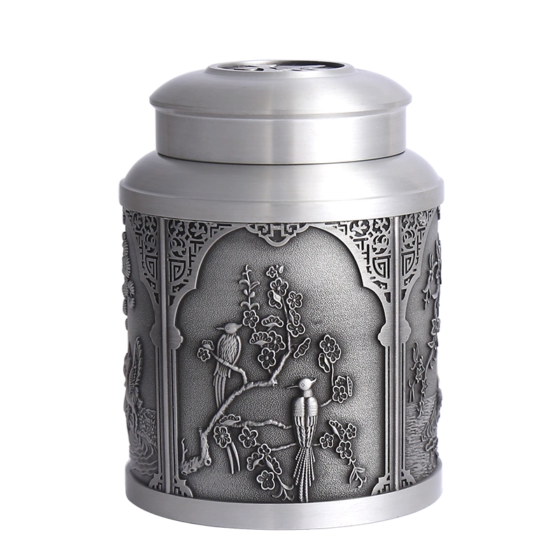 錫茶葉罐純錫罐金屬密封罐大小號手工家用中國風茶葉禮盒裝可定製-Taobao