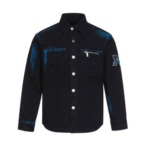 
PP light luxury trendy brand men's wear pleikpholppe spring new fashion high-end trend denim jacket for men