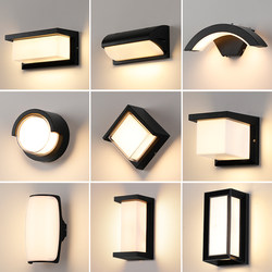 Outdoor Waterproof Wall Lamp for Exterior Walls, Villa Courtyard, Indoor and Outdoor Balcony, Modern Minimalist Outdoor Corridor Aisle Led Light