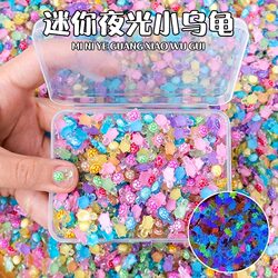 Glow-In-The-Dark Mini Turtle, Light-Up Turtle Matching Toy, Stress-Relief Gadget, Internet-Famous Hot Item, Mini Squeaky Toy