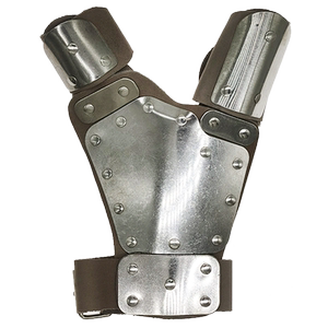 Armored handguard slingshot fish fishing handguard fish dart handguard fish wheel wristband handguard cowhide thickened 304 steel plate
