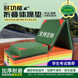 Sit-Up Mat for Students, Physical Education Training for High School Entrance Exams, Foldable Sponge Mat, Martial Arts Skills, Somersault-Specific Gymnastics Mat