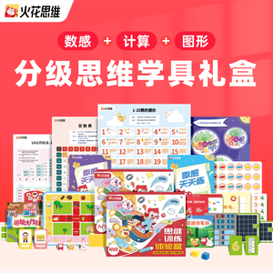 逻辑思维试听礼盒火花思维真人小班直播课数感计算图形空间力