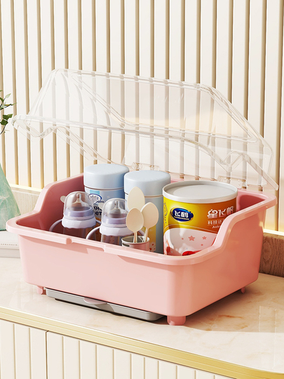 Yplkm Organisateur De Biberons Séchage Anti-Poussière - Rangement Multi-Usage Cuisine Et Salle De Bain