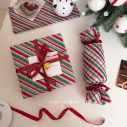 Christmas Twill Gift Wrapping Paper, Pearlescent Paper, Holiday Flower Wrapping Paper, Atmospheric Card Packaging Lining Paper, Ins Style