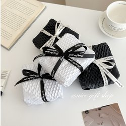ins High-Quality Honeycomb Paper, Simple Black and White Gift Wrapping Paper, Card Packaging, Filling Lining Paper, Shockproof