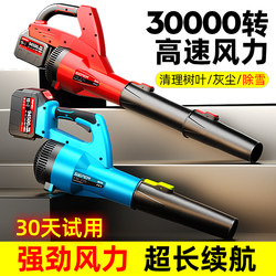 Industrial Blower, Powerful Blower for Blowing Dust, Blowing Leaves, Blowing Snow, High-Power Lithium Battery Storm Blower, Turbo Fan