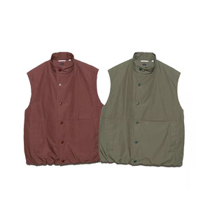 
Japanese men's and women's outdoor functional windproof and warm stand-up collar padded vest vest cotton clothing