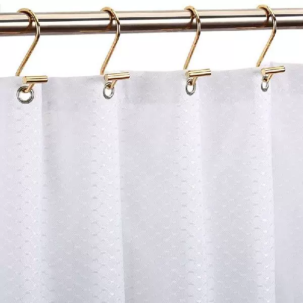 Shower Curtain Hooks Rings,Brass Decorative Shower Curtain-Taobao