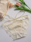 Bộ quần lót cặp đôi màu kem Victoria hàng đầu dành cho nam và nữ cotton nguyên chất gợi cảm thuần khiết ham muốn phong cách cặp đôi quần lót 