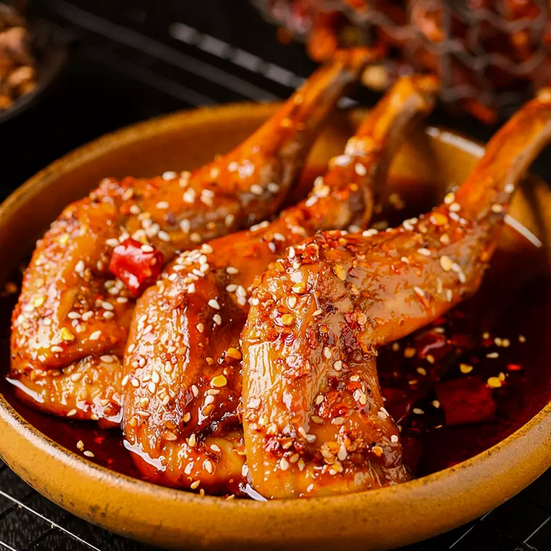 四川特产 三国盛世 双流兔腿 180g袋装 香辣五香味 即食卤味小吃