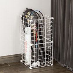 Badminton Racket Storage Rack Floor-Standing Basketball Box Tennis Basket 60cm Stationery Store Gym Sports Equipment Storage Rack