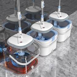 Dirty Water Separation Rotating Mop Bucket for Lazy People, Hands-Free Washing and Drying Mop, Floor Cleaning Tool, Mop