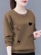 Long-sleeved T-shirt for women 2025 new style middle-aged and elderly mothers wear large size loose base shirt spring and autumn age-reducing top
