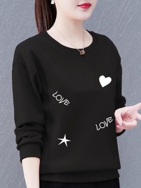 Long-sleeved T-shirt for women 2025 new style middle-aged and elderly mothers wear large size loose base shirt spring and autumn age-reducing top
