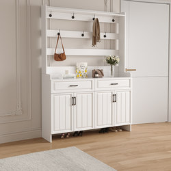 Shoe Cabinet for Home Entrance, Solid Wood Entryway Cabinet, Integrated Storage Cabinet, 2025 New Model, Hallway Wall-Mounted Shoe Rack