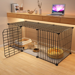 Cat Cage for Home Use, Indoor Kitten Double-Layer Villa, Cat Supplies with Toilet, Extra Large Free Space, Cat House That Doesn'T Take up Much Space