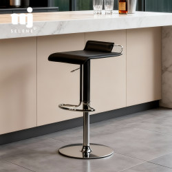 Modern Minimalist Bar Stool, Adjustable and Swivelable, Light Luxury Home Designer Style Island Stool, High Stool