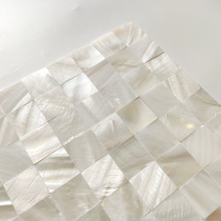 Pearl Ultra-White Shell Mosaic Natural Eco-Friendly Self-Adhesive Kitchen Balcony Bathroom Tv Background Wall Decoration
