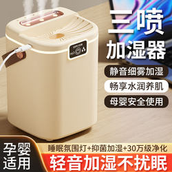 Humidifier for Home Use, Silent, for Bedroom and Living Room, Large Spray, Suitable for Pregnant Women and Infants, Air Purifier, Special Air Humidifier for Air-Conditioned Rooms