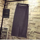 
Knitted skirt for women in autumn and winter long skirt for hip-covering skirt one-step skirt mid-length slit wool skirt versatile