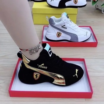 Dad shoes for women's spring new sports shoes thick sole heightening