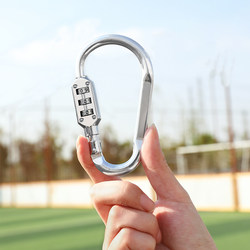 Password Lock for Backpack, Suitcase, Small Box, Gym Door, Dormitory Cabinet, Safety Padlock, Mini Carabiner Lock