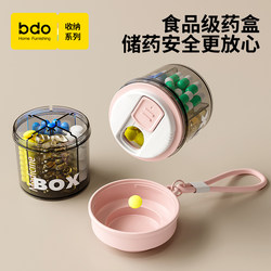 Food-Grade High-End Small Pill Box, Medicine Dispensing Box, Portable, Three Meals a Day, Seven Days a Week, Mini Pill Storage