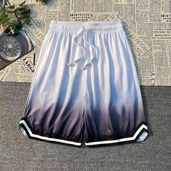 Basketball shorts Men's summer thin casual loose and breathable sports pants trend new product versatile network eye pants
