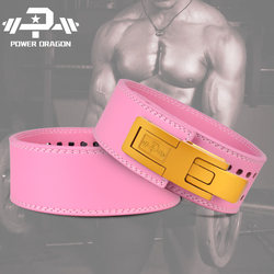 Pd Powerlifting Fitness Belt for Squats, Deadlifts, Weightlifting, Lever Quick-Release, Microfiber Leather, Professional Sports Training for Men and Women