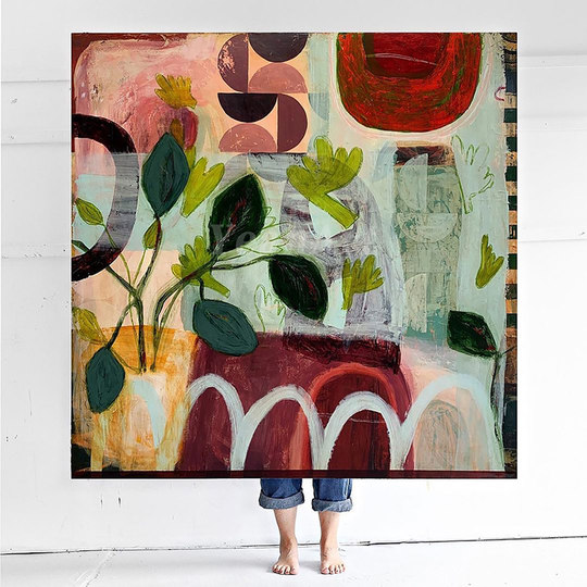 純手で油絵を描くリビングレストランの通路に立体花卉壁画を飾ります。 純手で油絵を描くリビングレストランの通路に立体花卉壁画を飾ります。