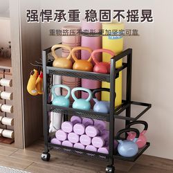 Spot sports and fitness equipment storage rack basketball foam roller foam storage rack multi-layer home yoga