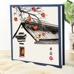 Large-Capacity Antique-Style Photo Album Commemorative Album Family Version 567810inch Laminated Self-Adhesive DIY Baby Photo Album