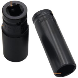 Electric wrench socket set combination complete set Dafei extended hexagonal screw nut air cannon socket head 22mm