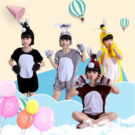 
Children's Animal Performance Costumes Donkey Kitten Mouse Chicken Duck Cartoon Adult Toddler Dance Costume