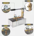 Hướng dẫn sử dụng máy bơm kiểm tra áp suất 16Mpa 160-400 kg đường ống áp lực kiểm tra áp suất máy bơm kiểm tra áp suất máy bơm áp suất thủy lực bơm nước thủy lực Bơm thủy lực
