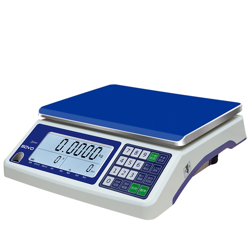 Bonvoisin デジタルはかり 30kg 1g 電子スケール デジタル計量器 計数スケール RS232インターフェース 計量皿寸法：21