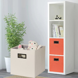 Classroom Square Foldable Storage Box Grid Cabinet Drawer Box Children's Toy Organizer Washable Storage Cloth Box