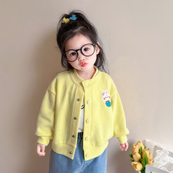 Girls' Coat Spring and Autumn 2026 New Stylish Fashionable Casual Cardigan Children's Spring Thin Jacket