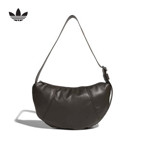 
adidas Adidas clover imitation leather armpit bag handbag 2026 spring neutral crossbody bag KQ5551
