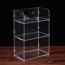 Cosmetic Storage Box Desktop Dressing Table Storage Rack Skin Care Product Storage Rack Transparent Water Cup Storage Rack
