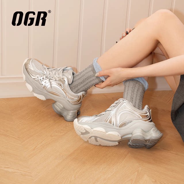 OGR sweet and cool thick-soled dad shoes